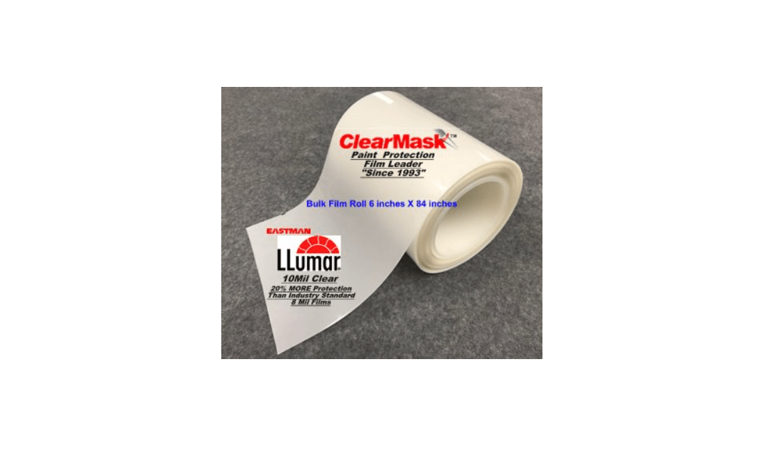 
Llumar 10 Mil Clear Paint Protection Bulk Film Roll 6 inches X 84 inches