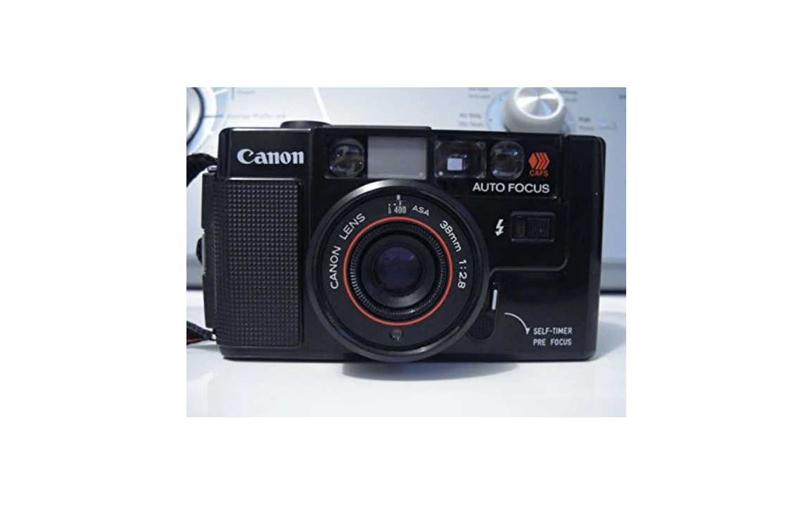 
Canon AF35M 35mm Point & Shoot Film Camera CAFS Self-Timer Pre Focus w/Canon 38mm 1:2.8 Lens, Manual ISO Settings. Uses Color or B&W film. (Renewed)