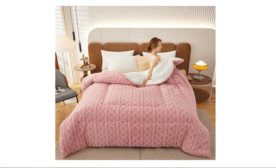 Super Warm Sheep Wool Winter Fabric with Added Thickness and Heat Insulation (E,70.9 * 86.6in/3.5kg) (D 70.9 * 86.6in/3.5kg)
