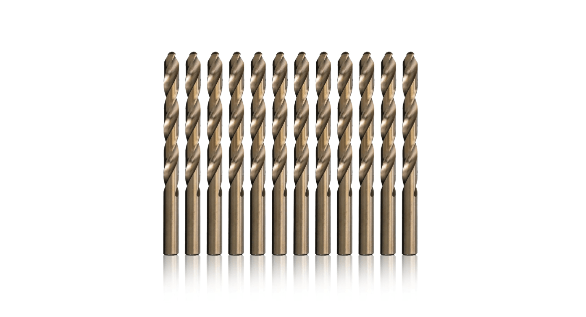 Drill America - DWDCO1P12 #1 Cobalt Drill Bit (Pack of 12), DWDCO Series 