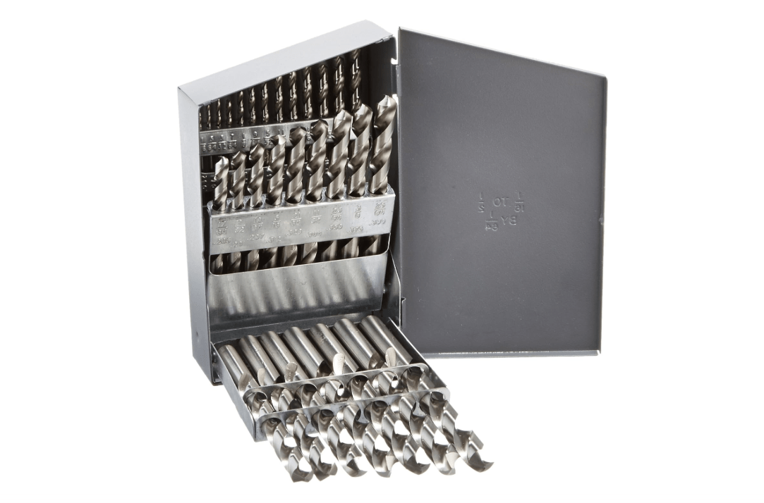Viking Drill and Tool 43520 Type 240-B Bright Finish 118 Degree HSS Drill Set (29 Piece)
