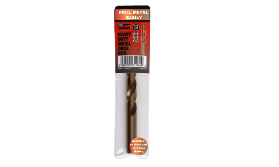 TTP HARD Drills 13mm Drill bit - Cobalt Hardened bits for Drilling Hard Steel & Stainless, Heavy Duty Universal Drills for Cutting Tough Metal,...
