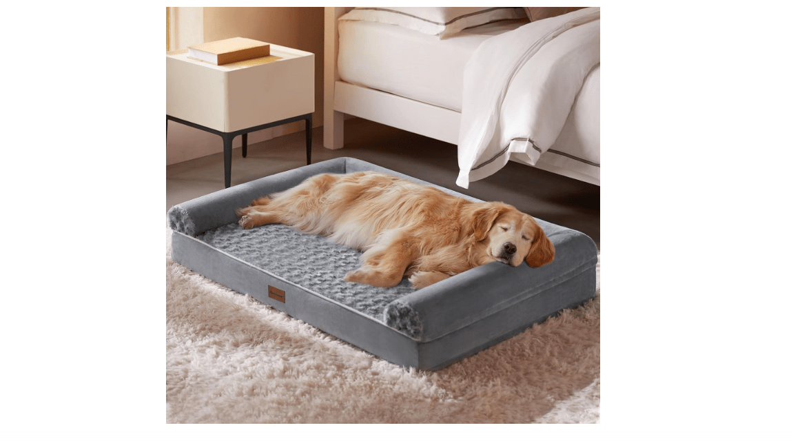 BFPETHOME Dog Beds for Large Dogs, Orthopedic Dog Bed for Medium Large Dogs,Big Waterproof Couch Pet Bed with Removable Washable Cover
