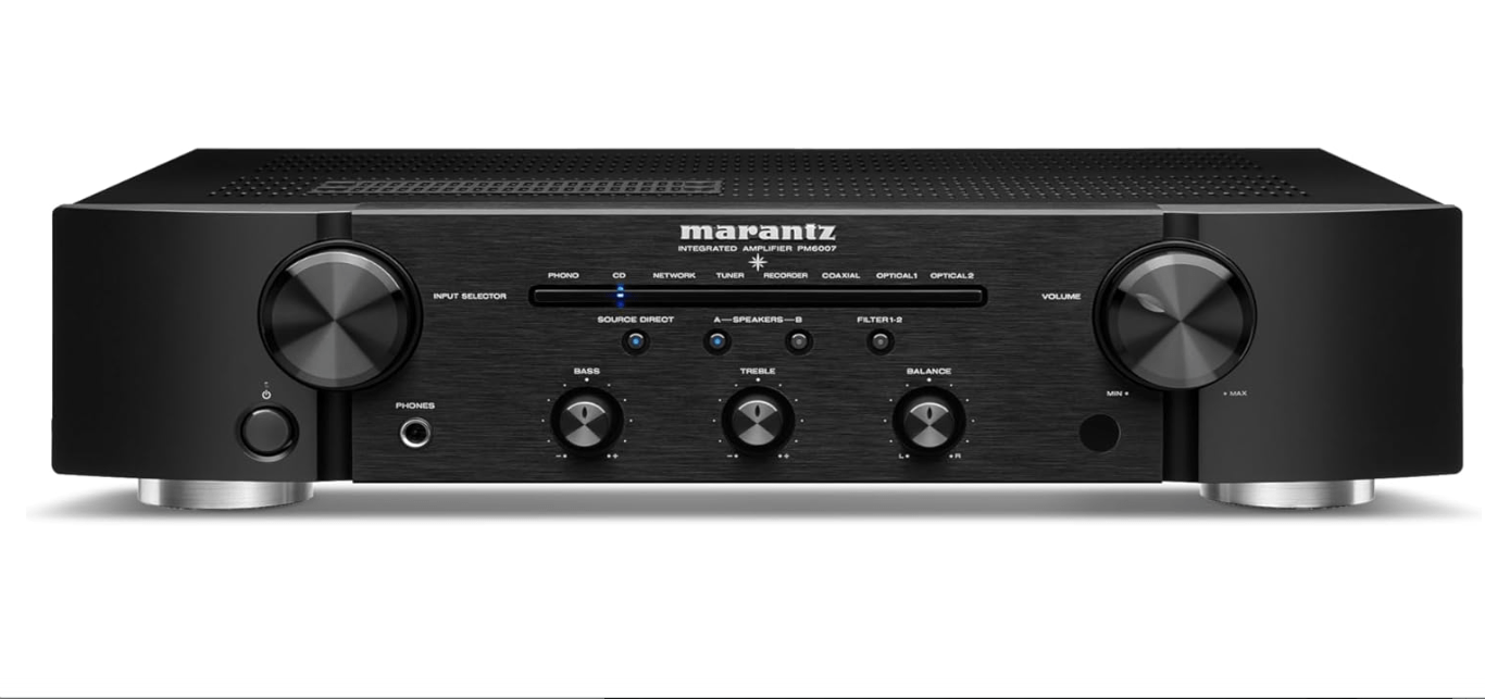 Marantz PM6007 45 Watt 2 Channel Integrated Stereo Amplifier (Black)
