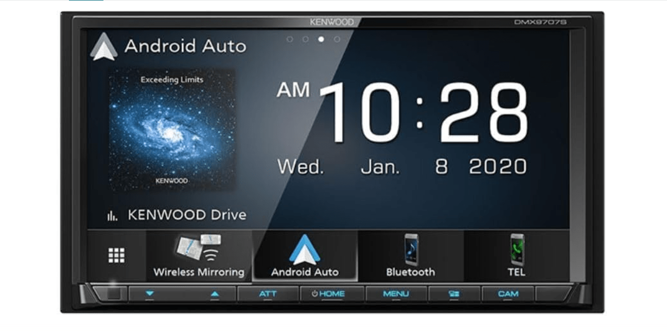 KENWOOD DMX9707S 6.95-Inch Capacitive Touch Screen, Car Stereo, Wired and Wireless CarPlay and Android Auto, Bluetooth, AM/FM Radio, MP3 Player, USB Port,...
