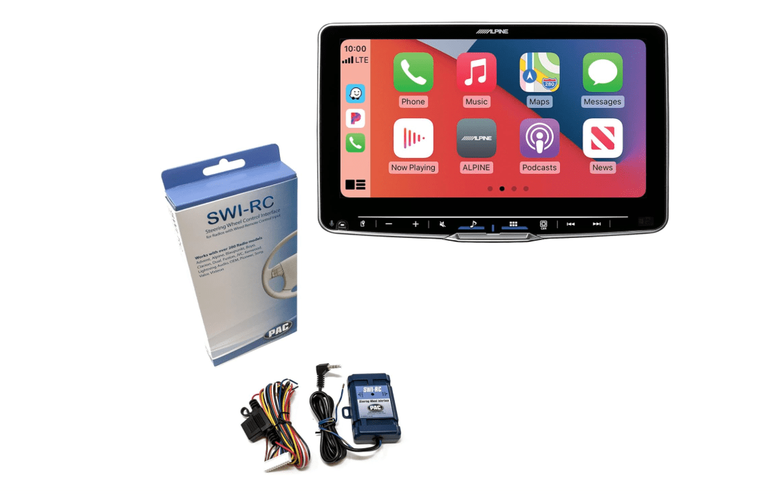 Alpine ILX-F509 Halo9 9" Receiver Compatible with Wireless Android Auto & Apple CarPlay with SWI-RC Steering Wheel Interface
