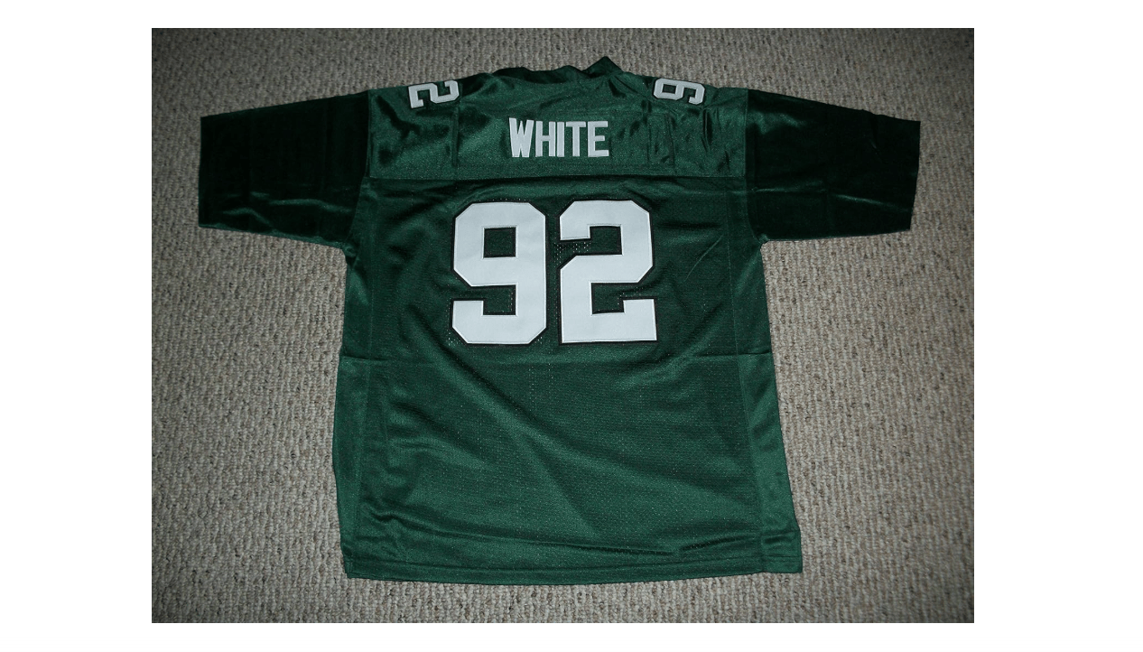 Reggie White Jersey #92 Philadelphia Custom Stitched Green Football Various Sizes New No Brand/Logos Size L

