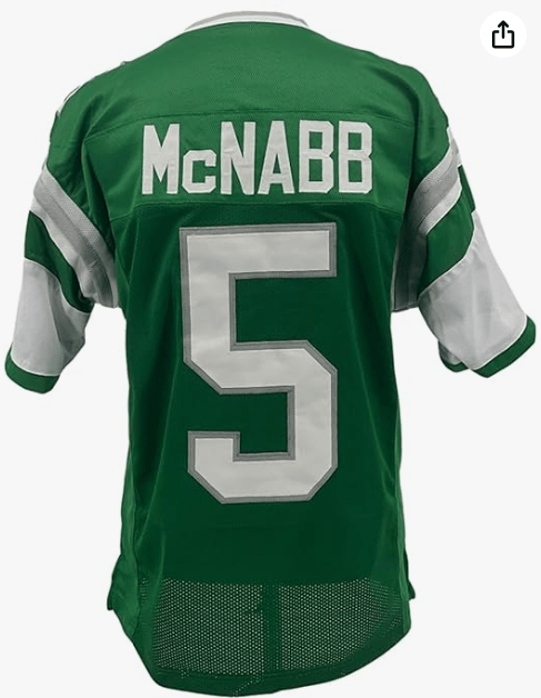 Donovan McNabb Jersey Green Philadelphia | Unisex Adult Sizes S-5XL Unsigned Custom Sewn Stitched
