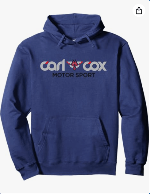 Carl Cox CC Motorsport Red Black Logo Pullover Hoodie
