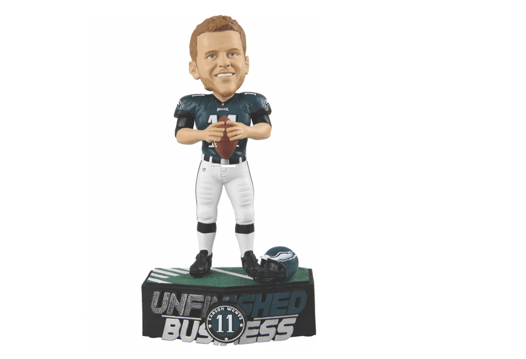 Carson Wentz Philadelphia Eagles Unfinished Business Bobblehead NFL
