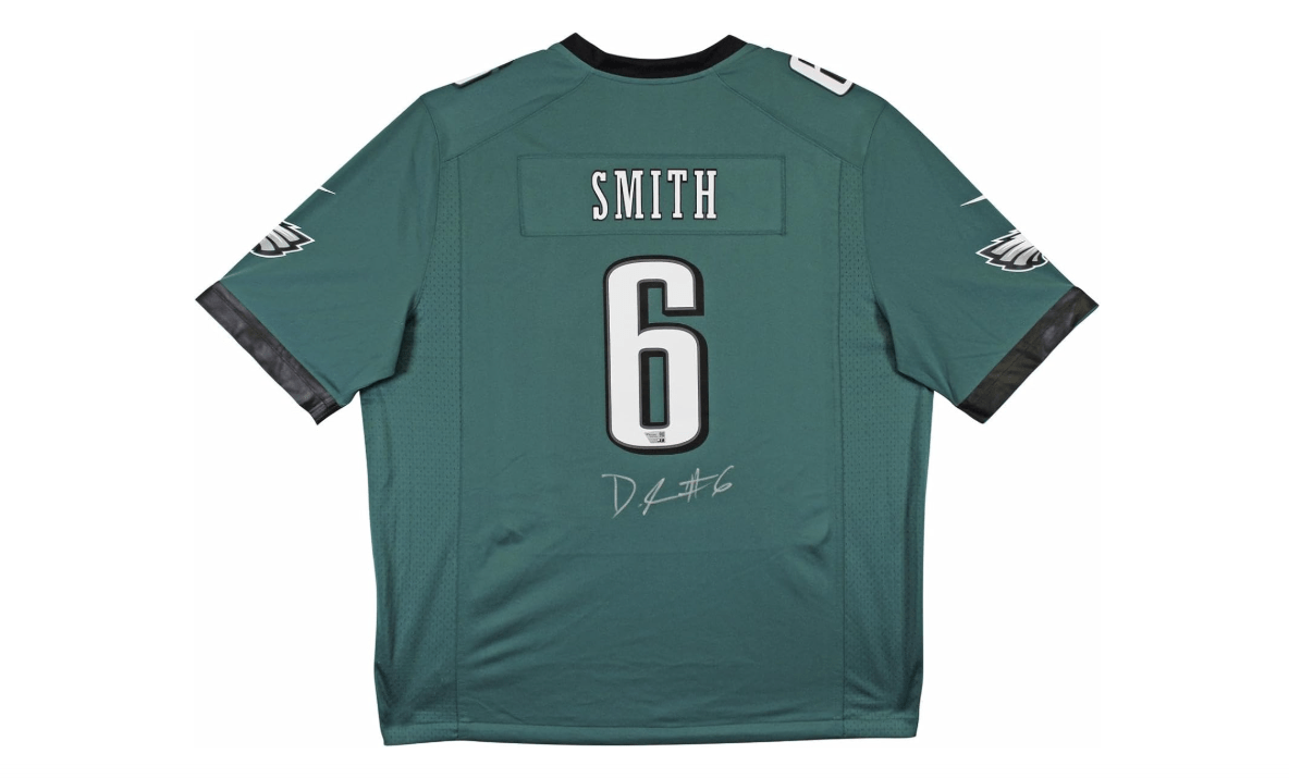 Eagles DeVonta Smith Signed Nike Game Jersey Fanatics - Autographed NFL Jerseys

