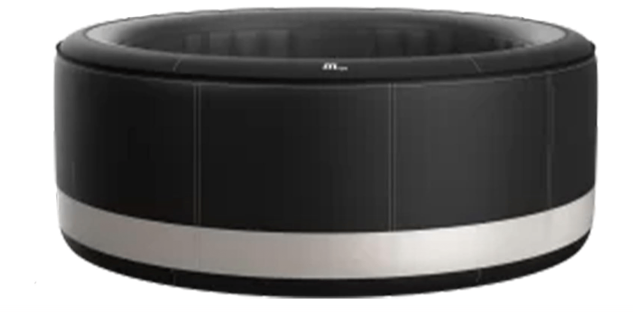 M Spa Round Inflatable Bubble Massage Spa, 4 to 6 Person Outdoor Hot Tub, Super Camaro
