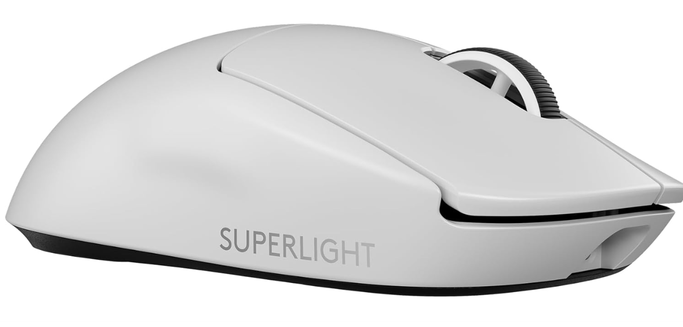 Logitech G PRO X SUPERLIGHT 2 Wireless Gaming Mouse, 60g Pro-Grade with 5 Programmable Buttons, 44k DPI Sensor, 8kHz Report Rate, USB-C Charging for PC/Mac... 