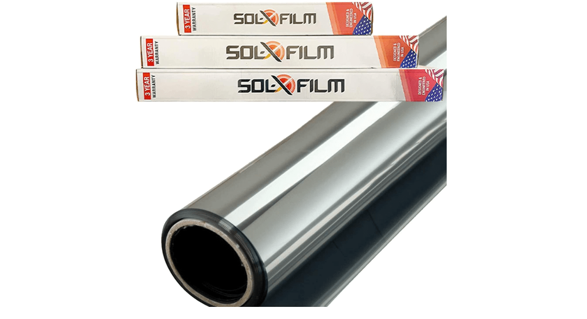 Diablo SOL X – Carbon 2 Ply Window Tint Professional Dark Charcoal 5% VLT Uncut Car Tint Self Adhesive Film Roll for Car Windows, Heat & UV Block, DIY...
