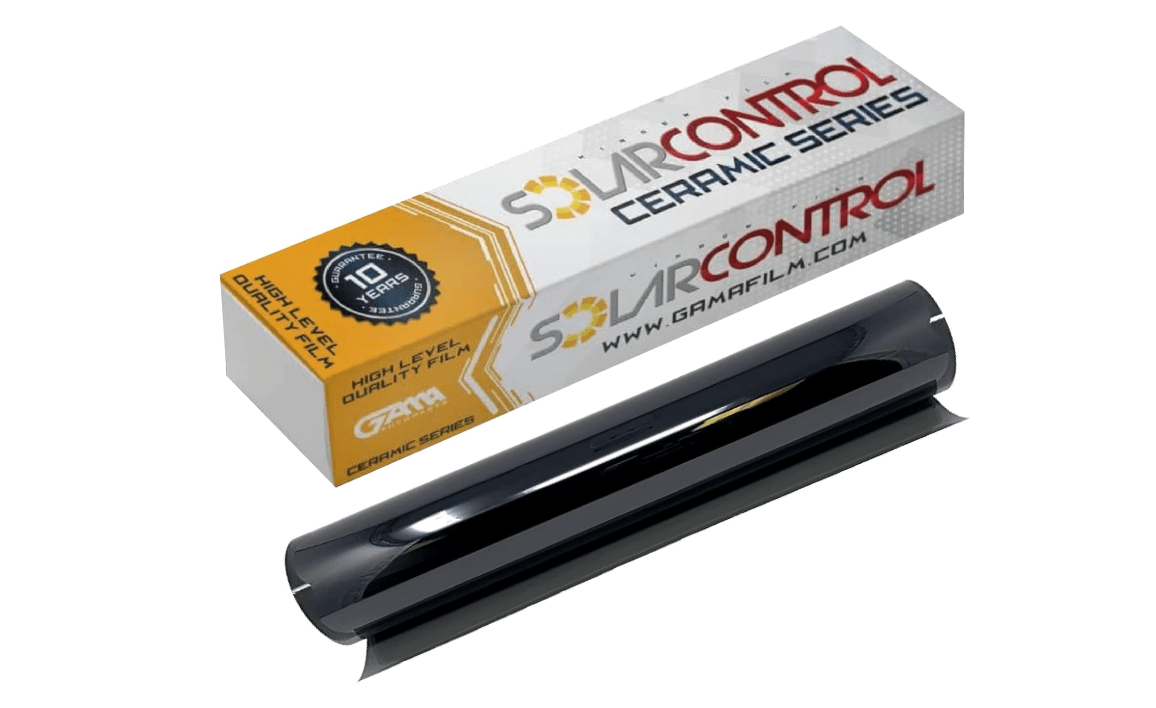 SOLARCONTROL Window Tint Car Film 20" X 100FT Nano Ceramic Shade Roll Universal Fit Privacy 100% UV Sun Block and Scratch Resistant 90% Infra-red...
