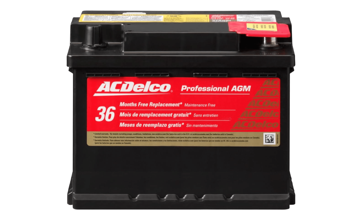 ACDelco 47AGM Professional AGM Automotive BCI Group 47 Battery
