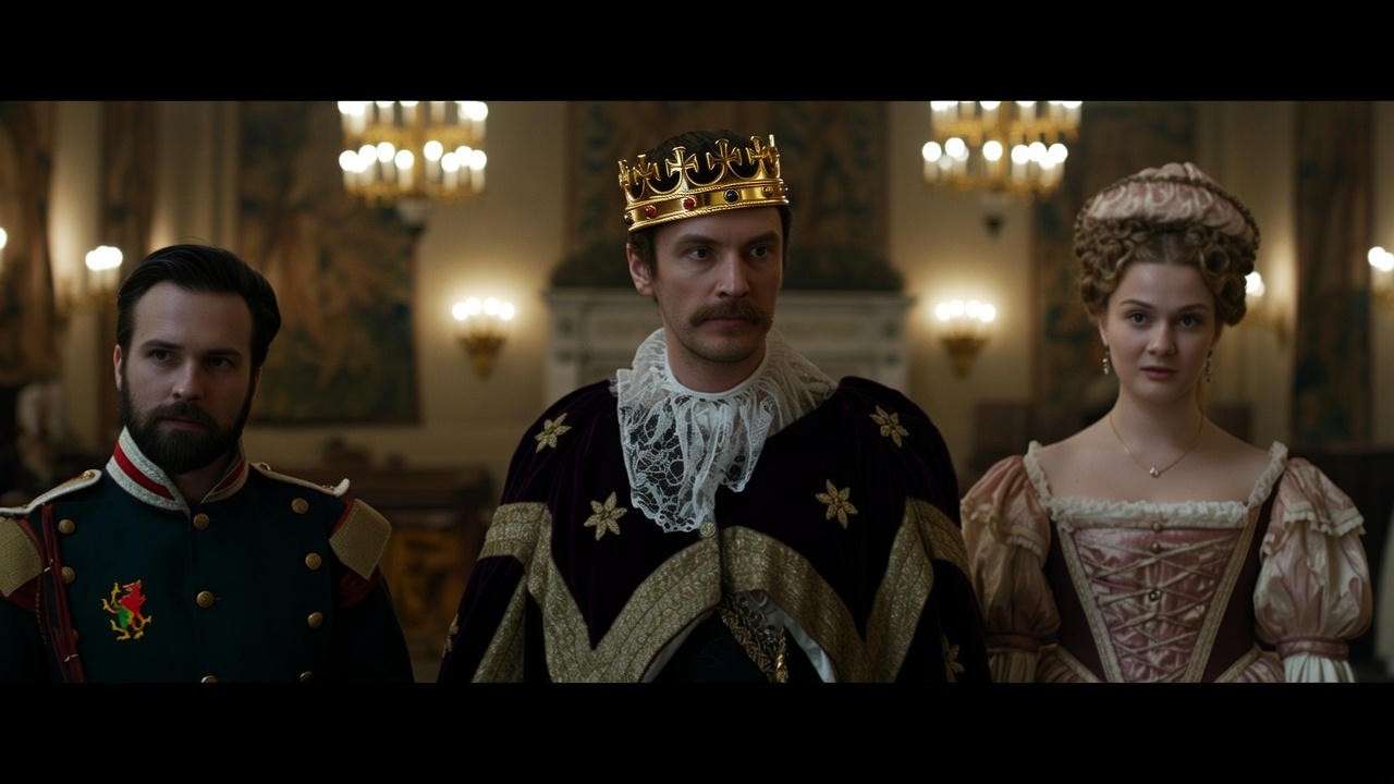Portraits of key characters from Henry V, including King Henry and supporting figures in Shakespeare’s play.