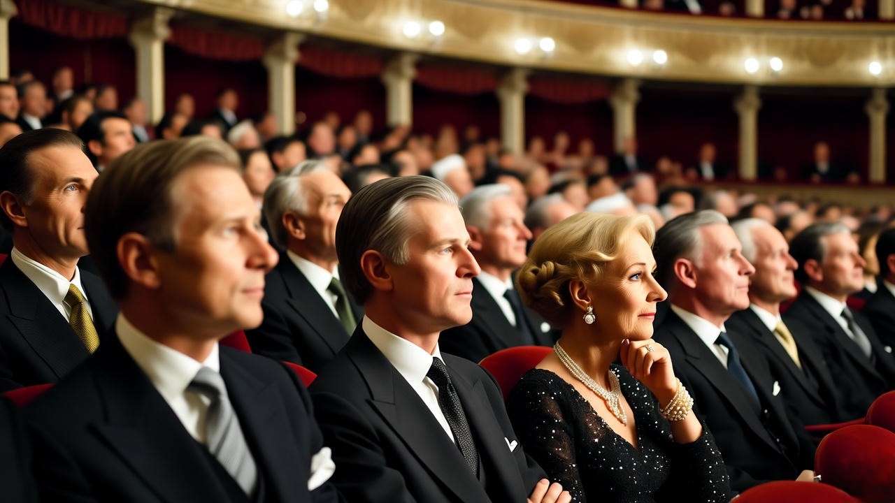 1966 Metropolitan Opera premiere audience for Antony and Cleopatra opera