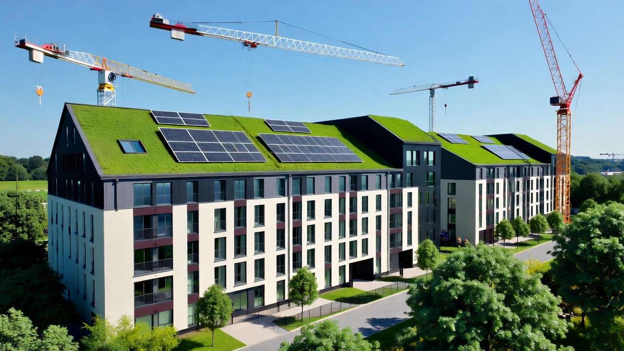 New eco-friendly Tower Hamlets Community Housing under construction, symbolizing future affordable living.