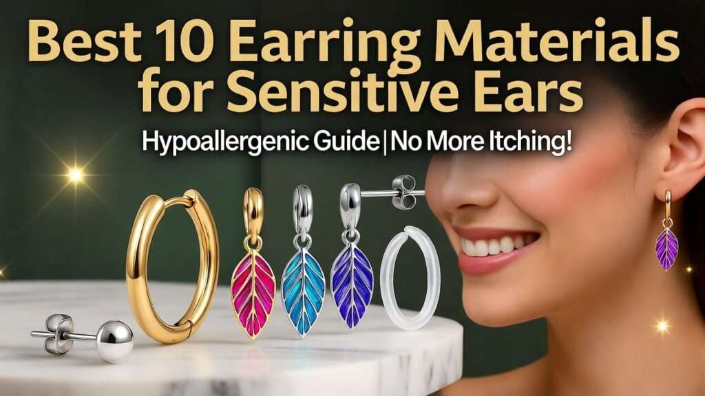 best earring material for sensitive ears