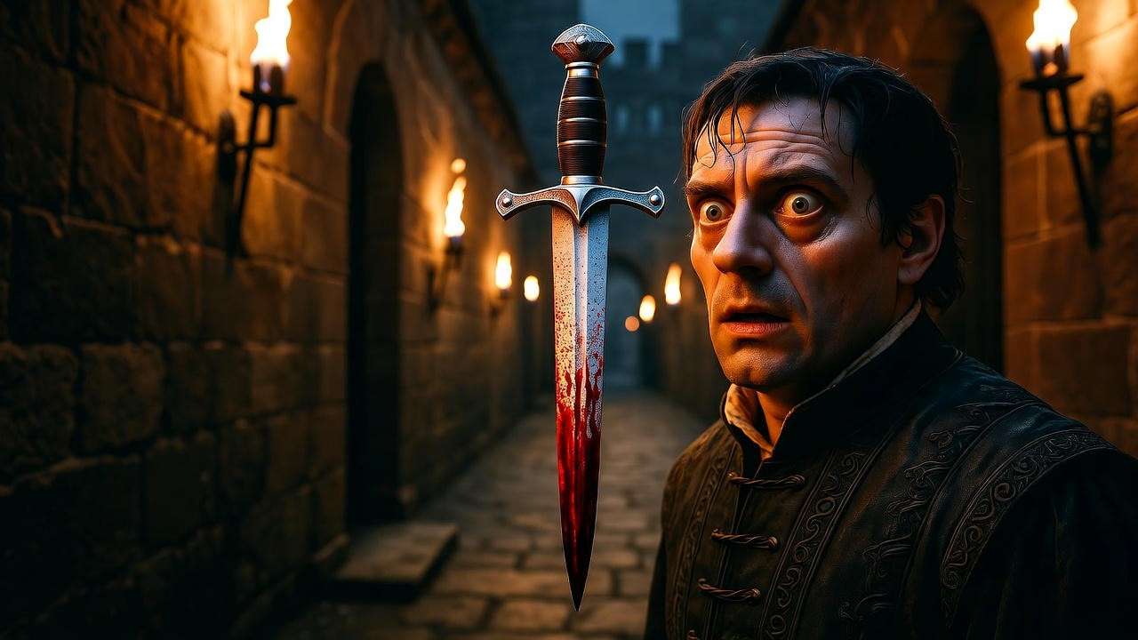 Macbeth Act 1 Scene 7 dagger soliloquy hallucination artwork
