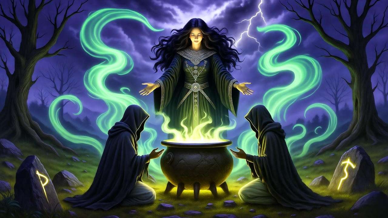 Hecate witches meeting cauldron Macbeth Act 3 scene 5 supernatural