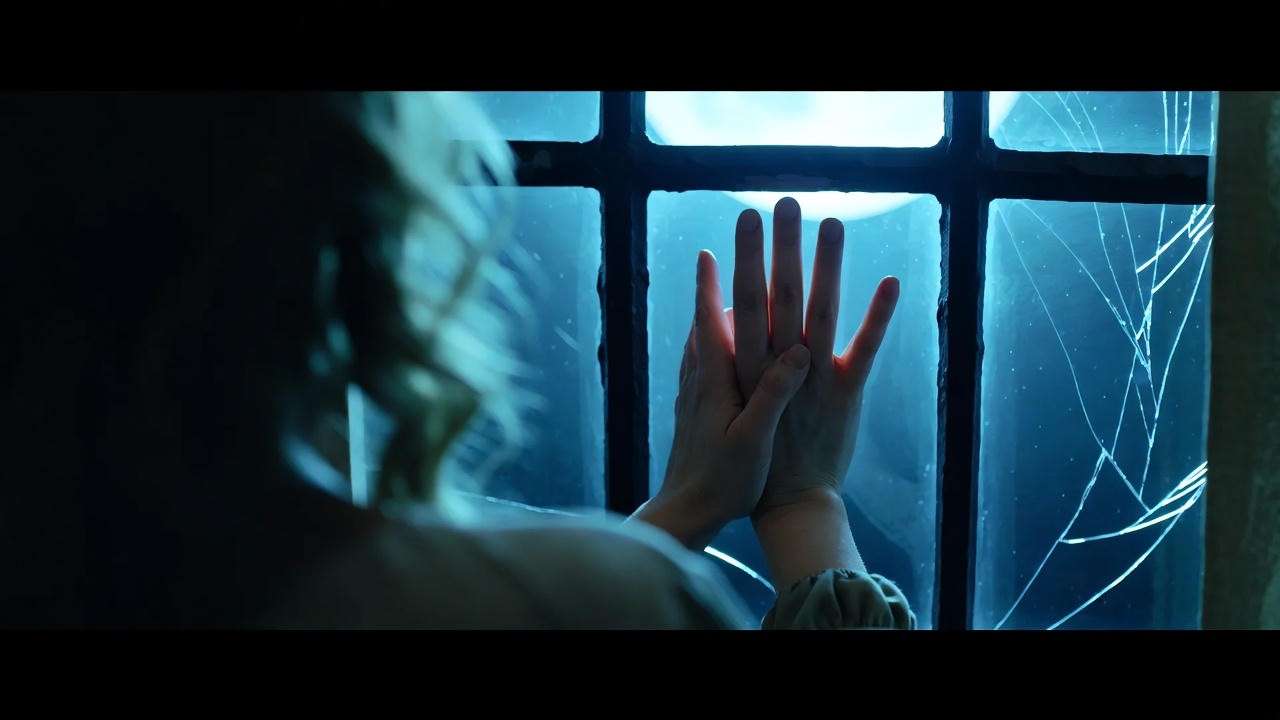 Lady Macbeth sleepwalking hand-washing under moonlight – out damned spot quote scene