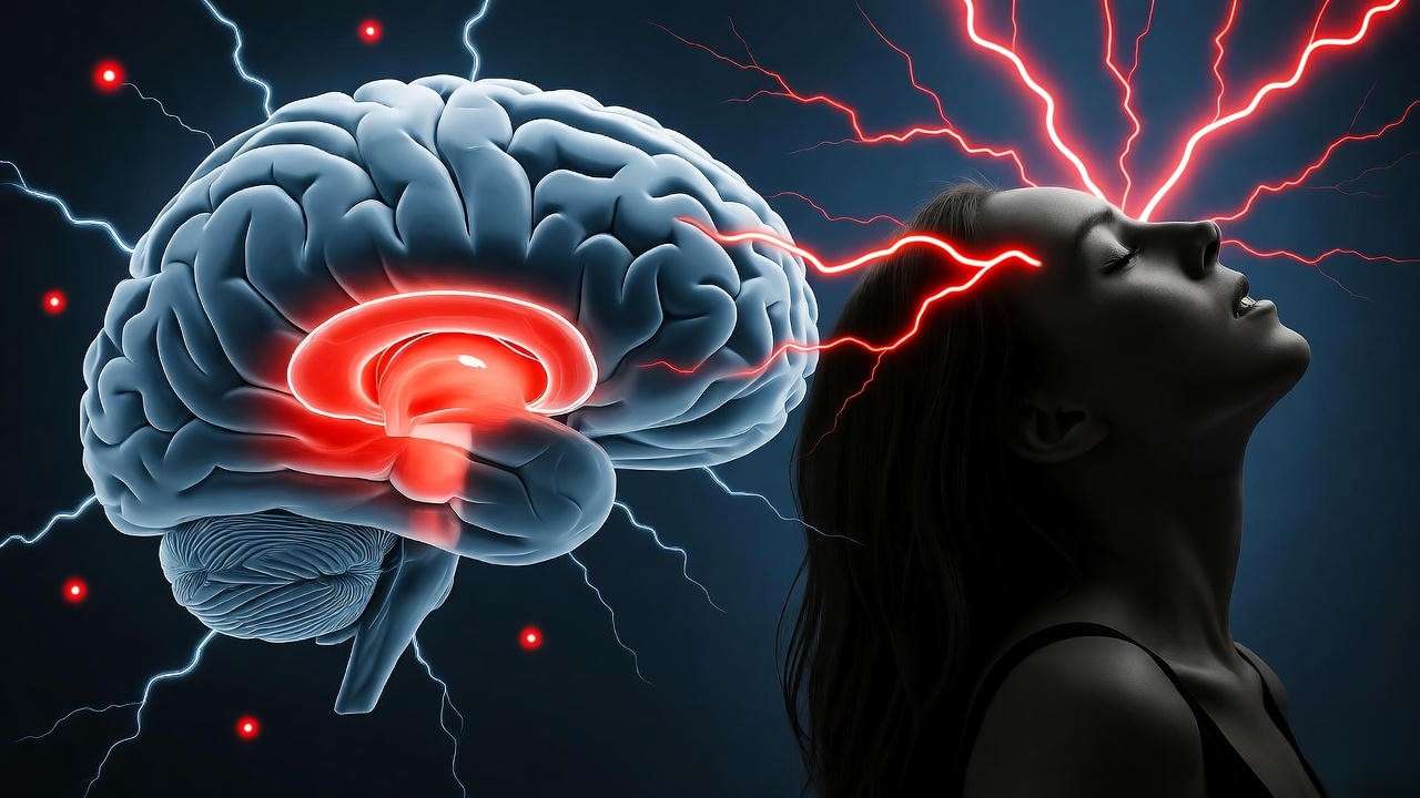 Brain scan showing amygdala activation linked to Lady Macbeth’s guilt and moral injury