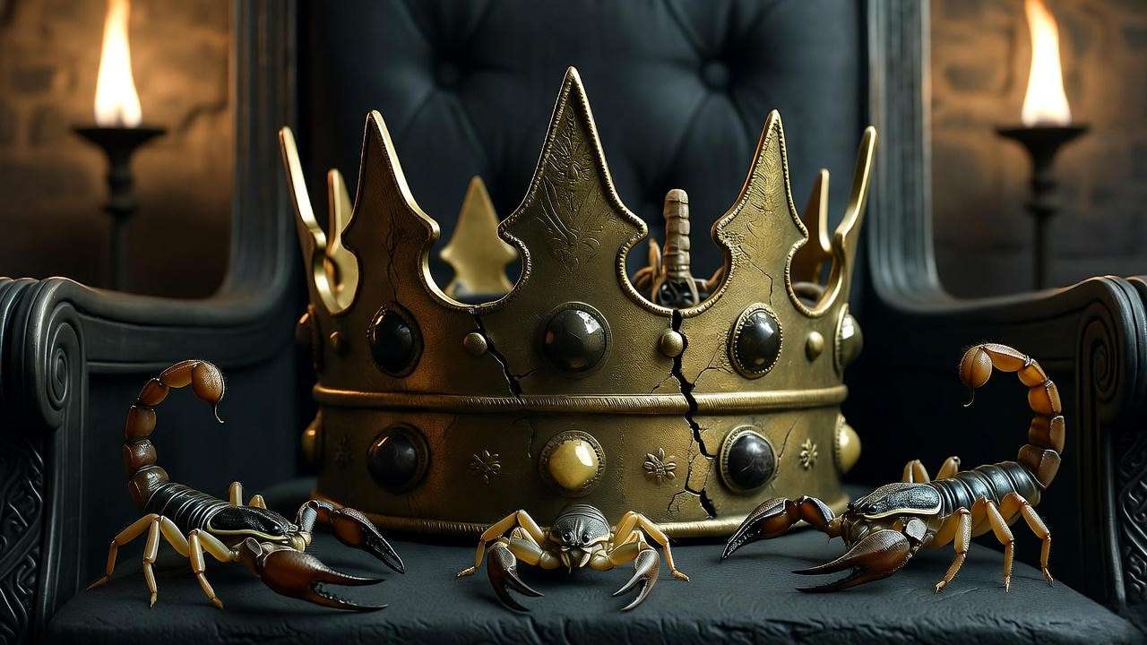 Cracked crown with scorpions – Macbeth paranoia soliloquy symbolism