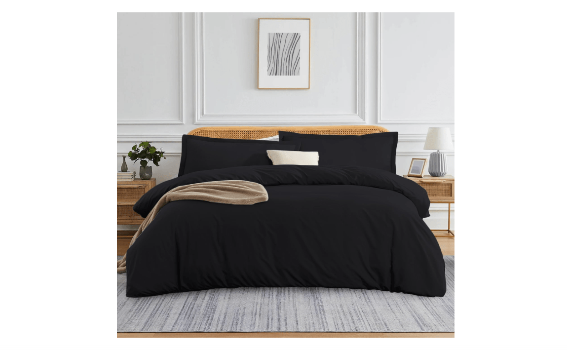 Pretty Patterns 1000-TC Organically Grown Supima ELS Cotton Twin/Twin XL (68x86) Size 3-Piece Ultra Soft Duvet Cover Set Button Closure & Corner Ties...
