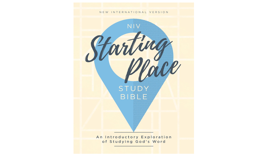 NIV, Starting Place Study Bible (An Introductory Study Bible), Hardcover, Tan, Comfort Print: An Introductory Exploration of Studying God's Word
