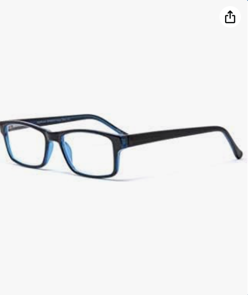 Sightline Progressive Power Reading Glasses Multifocus Lenses in a Optical Quality Eyeglass Frame 6005 Blue 2.50
