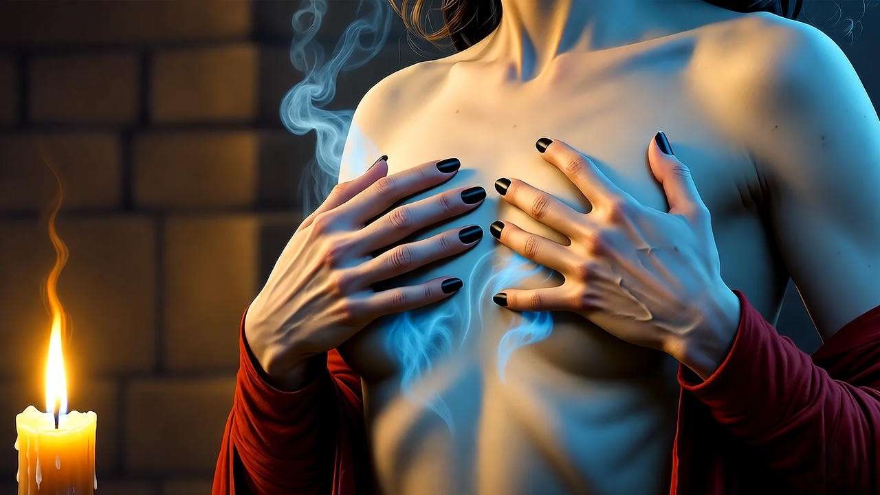 Lady Macbeth's hands dissolving in ethereal mist during unsex me here invocation – line-by-line analysis