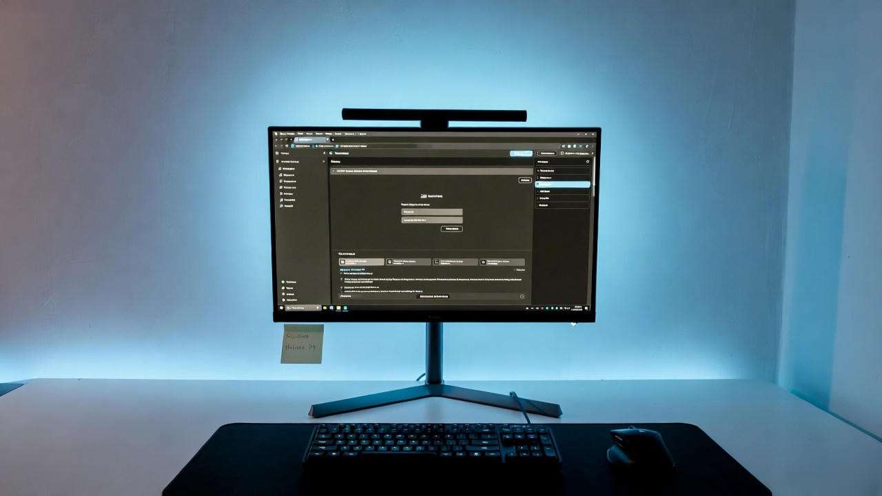 Clean computer setup ready for secure Dave Matthews Warehouse login