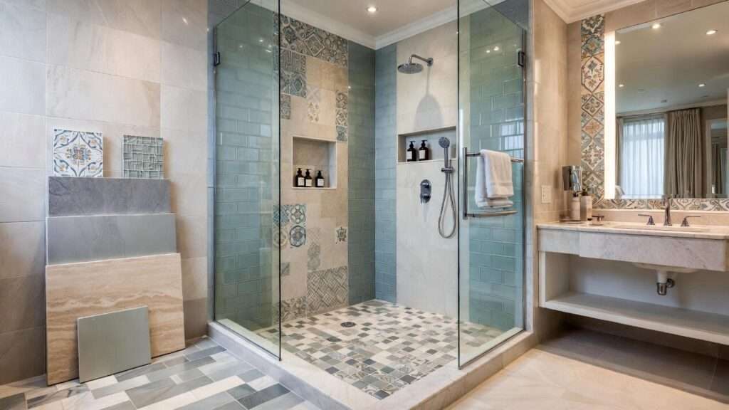 best tile material for shower floor