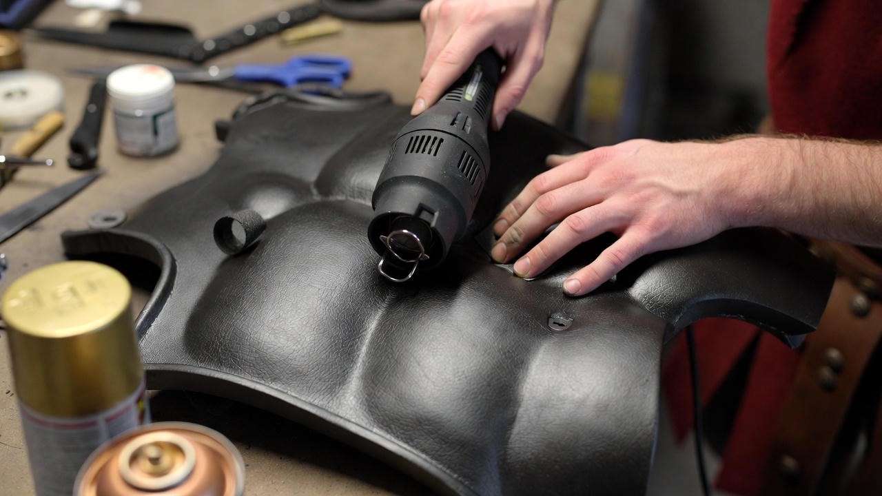 DIY Mark Antony Roman armor chest plate from EVA foam tutorial