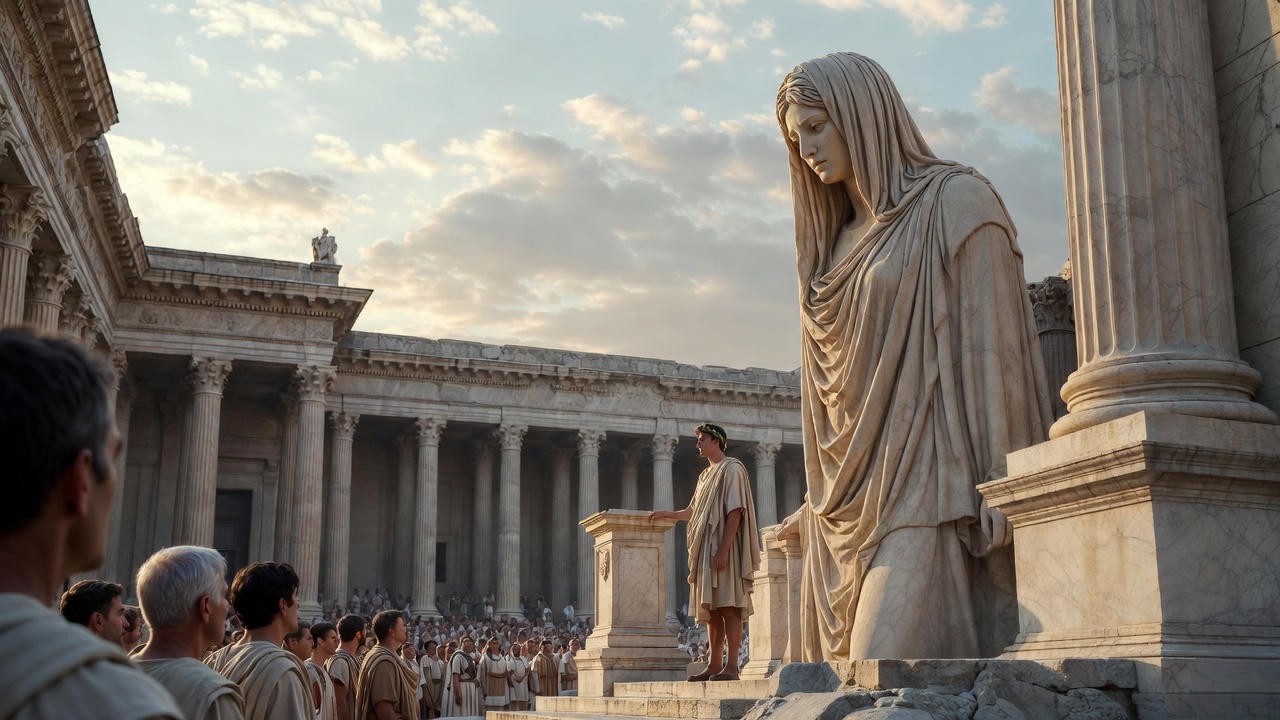 Octavian weaponising his sister Octavia’s abandonment to justify war against Antony