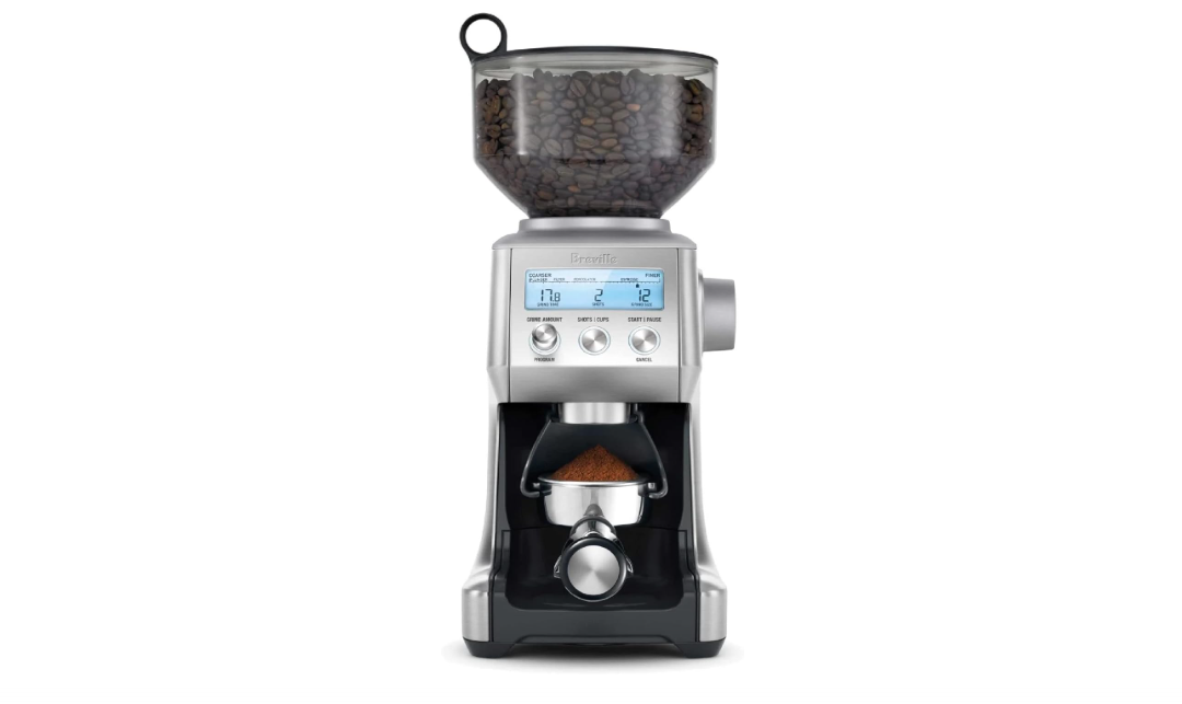 Breville BCG820BSS Smart Grinder Pro, 18 oz Coffee Bean Capacity, Brushed Stainless Steel 