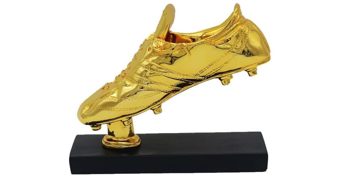 European Football Golden Ball,Resin Trophy Fan Memorabilia,Trophy Souvenir Soccer,New Ballon d'Or Trophy Football Golden Ball for Football Match...