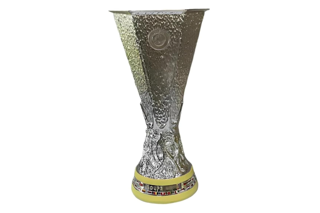 Football Champions Trophies Europa Soccer League Championship Trophy Replica Electroplating Silver European Football Champions Trophies(12.59 Inches)