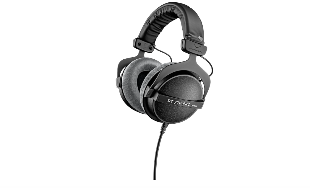 beyerdynamic DT 770 PRO 80 Ohm Over-Ear Studio Headphones in Gray. Enclosed Design, Wired for Professional Recording and Monitoring 