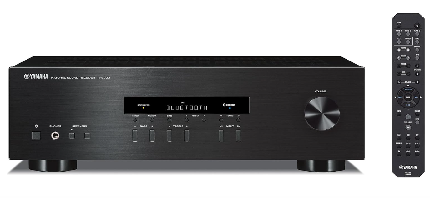 YAMAHA R-S202BL Stereo Receiver
