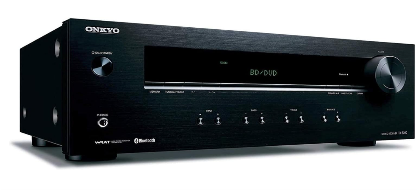 Onkyo TX-8220 2 Home Audio Channel Stereo Receiver with Bluetooth,black
