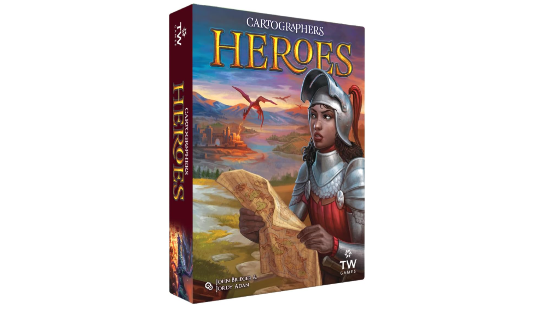 Thunderworks Games - Cartographers Heroes | Standalone Expansion and Core Game | Award-Winning Game of Fantasy Map Drawing | A Roll Player Tale | Strategy... 