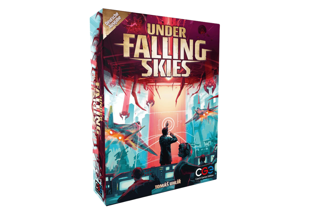 Under Falling Skies, Brettspiel (DE), für 1+ Spieler ab 10 Jahre 