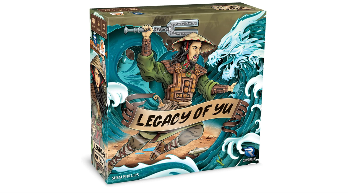 Renegade Game Studios: Legacy of Yu - Solo Campaign Style Board Game, Set in Ancient China, Garphill Games, Renegade, Ages 14+, 1 Player 