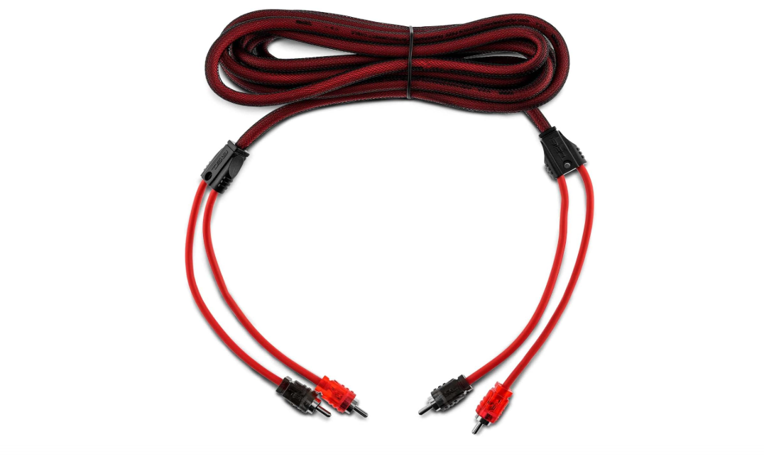 DS18 R12 RCA Cable Ultra Flex 12 Feet - 2-Male to 2-Male Stereo Audio Cables, 2RCA Male to 2RCA Male Stereo Cable for Home Theater, HDTV, Amplifiers, Hi-Fi... 