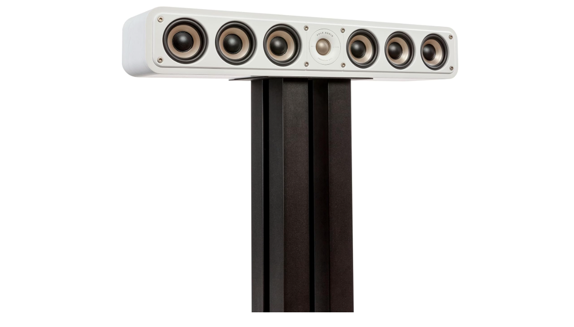 Polk Signature Elite ES35 Slim Center Channel Speaker - Hi-Res Audio Certified, Dolby Atmos & DTS:X Compatible, 1" Tweeter & (6) 3" Woofers,... 