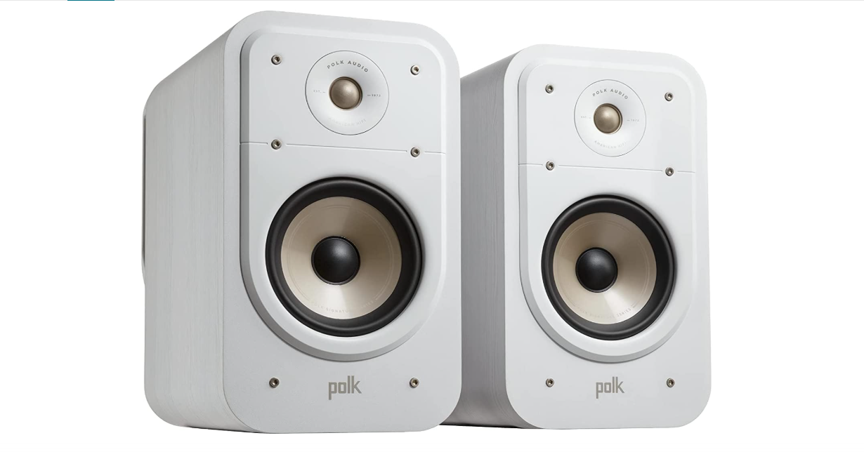 Polk Signature Elite ES10 Surround Sound Speakers - Hi-Res Audio Certified, Dolby Atmos & DTS:X Compatible, 1" Tweeter & 4" Woofer, Power... 