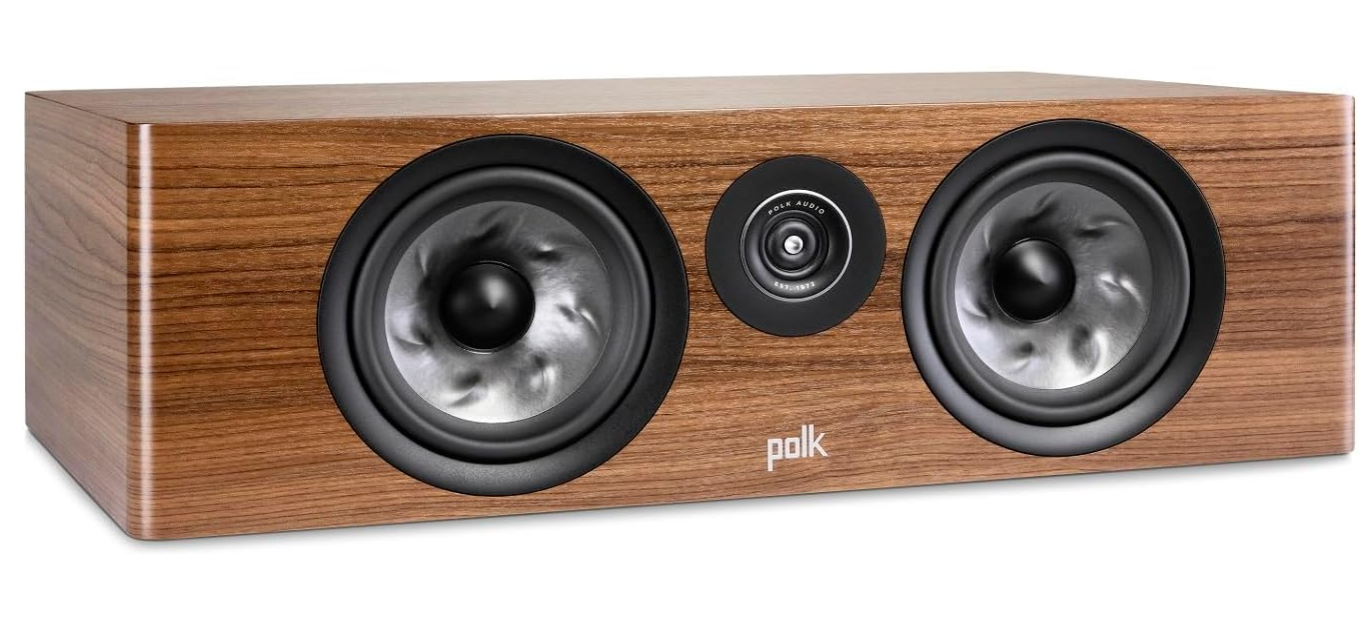 Polk Audio Reserve Series R400 Large Center Channel Loudspeaker, 1" Pinnacle Ring Tweeter & Dual 6.5” Turbine Cone Woofers, Hi-Res Certified, Dolby... 